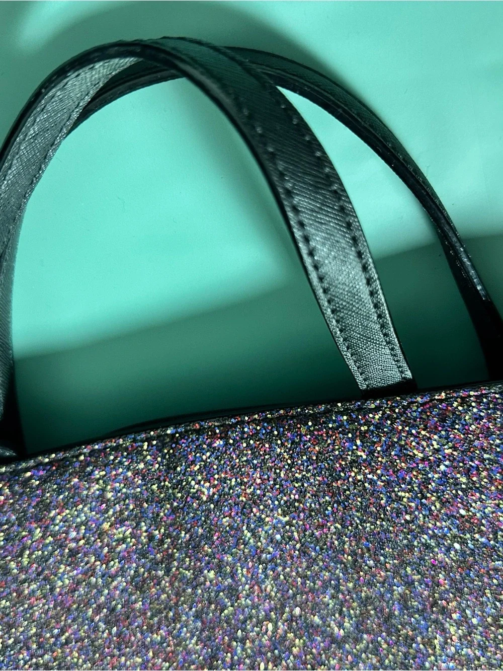 New Kate Spade New York Laurel Way Alisanne Satchel Glitter Sparkly Purse